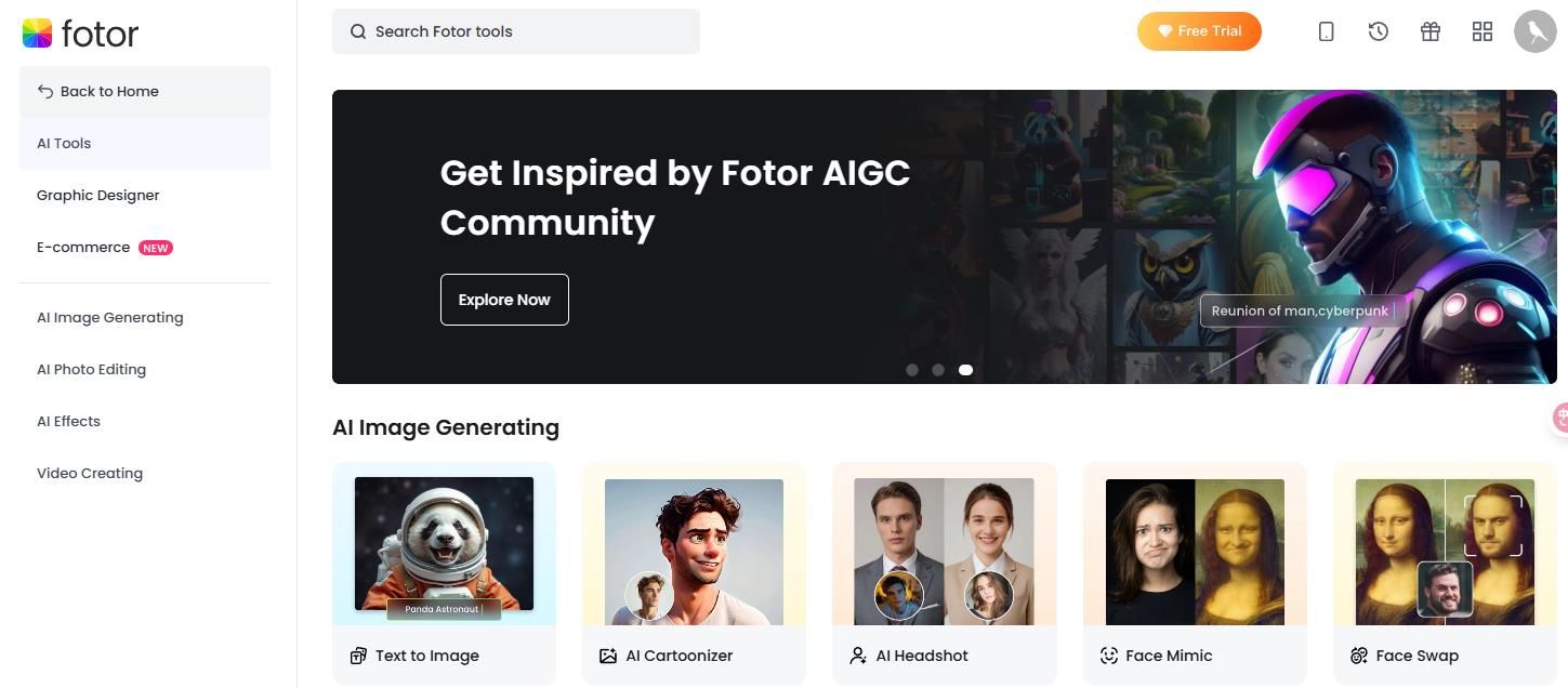Fotor AI Screenshot